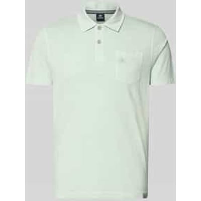 LERROS Poloshirt van jerseykwaliteit met borstzak, van puur katoen , Maat: M , Kleur: BAY GREEN , 100% katoen