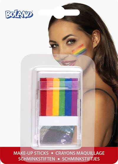 Schminkstift regenboog - Schmink stick - Schmink - Regenboog vlag - Pride - Multicolor