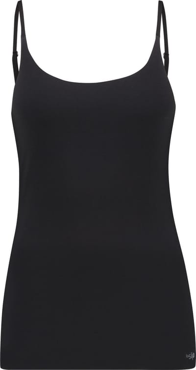 LaSlip - Basic - Spaghetti Shirt - Zwart-S