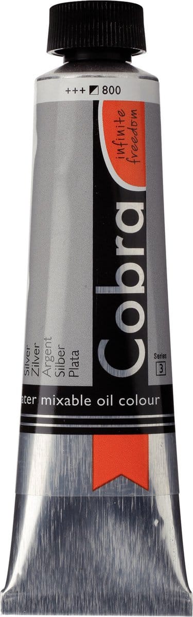 Olieverf - #800 Zilver - Cobra Artitst - 40ml