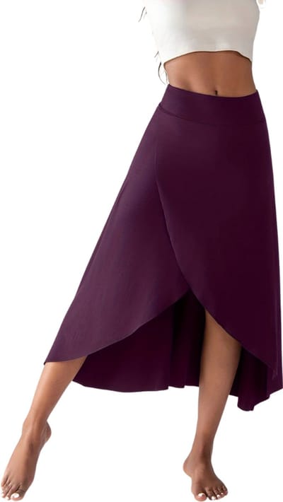 Livano Broekrok Dames - Skort - Korte Broek - Culotte - Wandelrok - Paars - Maat XS