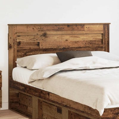 vidaXL Hoofdbord Oud Hout Bewerkt hout