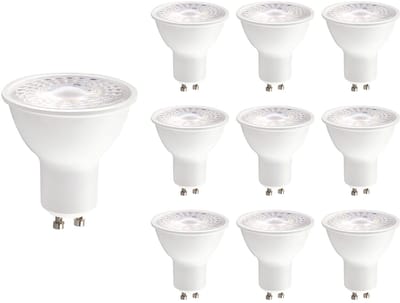 Kobi Premium LED Spot GU10 3W - 300lm - 3000K - 230V - 30.000 Branduren - Voor Keuken, Hal of Badkamerverlichting - GU10 Fitting - 10 stuks