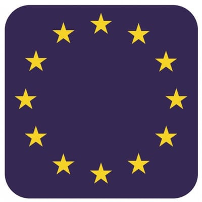 Bierviltjes Europese vlag vierkant 15 st - onderzetters