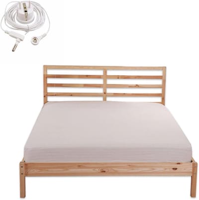 Aarding Laken - Grondingslaken - Ontspanning Bevorderen - Zilvervezel Blend - 137x190 cm - Beige