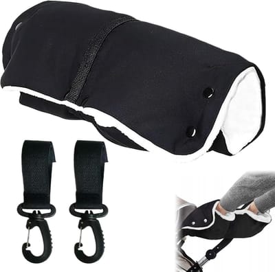 Waterdichte en Winddichte Handwarmer voor Kinderwagen met Fleece Voering