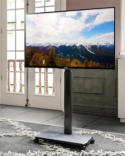 tv meubel verrijdbaar 1,5m met 20mm houten basis voor 32-55 65 70 inch
