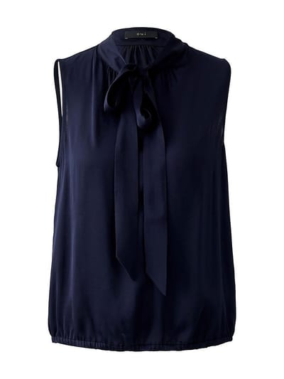 Mouwloze blouse Van oui blauw