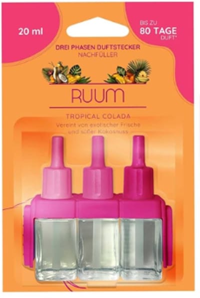Tropical Colada 3volution Zomergeur Navulling - Ruum | 20ml Refill - Electric Air Freshener - Compatibel met Febreze & Ambi Pur