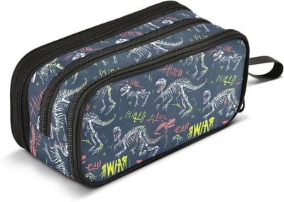 Etui Grote Capaciteit - Potlood Pouch Pennen Tas - Briefpapier Organiseren - Ruim Drielaags Ontwerp