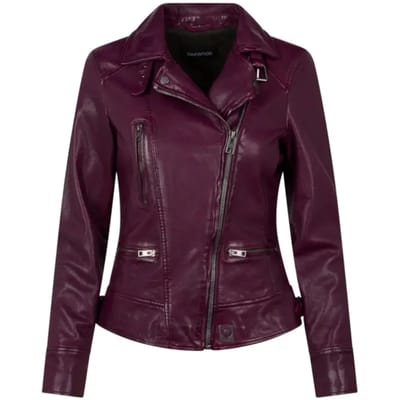 Leren jas voor vrouwen Oakwood Video