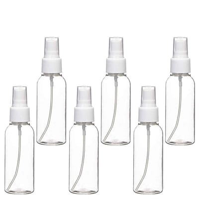 Peysaitr - Spray Flesje Leeg - Hervulbare Reisflesjes - Spray Bottle - Lekvrij & Herbruikbaar - 50 ml - transparant - 6 stuks