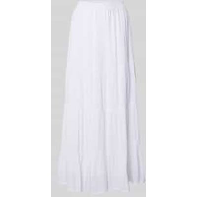 Regular fit maxirok van pure viscose, model 'CHIARA'