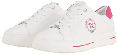 Tom Tailor - Trainers met logo-opdruk - Maat 36 - white-pink