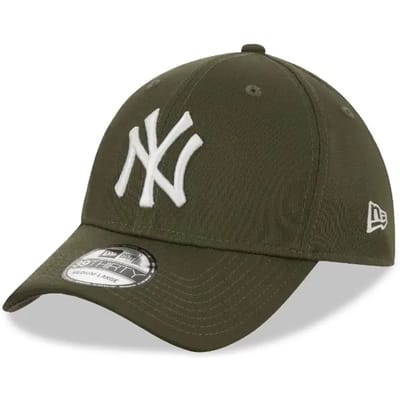 New Era New York Yankees Mlb 39thirty League Essential Pet Groen M-L