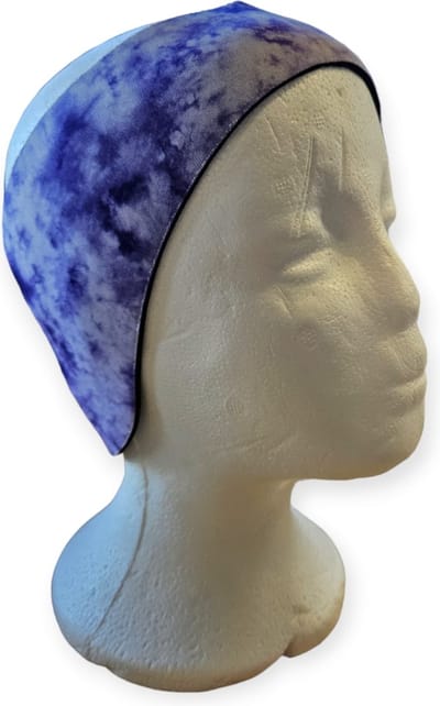 Hoofdband zwemmen tie dye Paars