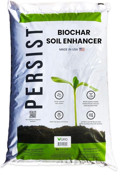 Natuurlijke Biochar Bodemverbeteraar 1,5 cuft - Versterkt Tuinplantengrond voor Gezonde Planten