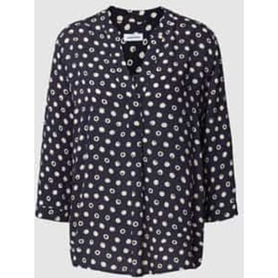 Blouseshirt van viscose met 3/4-mouwen