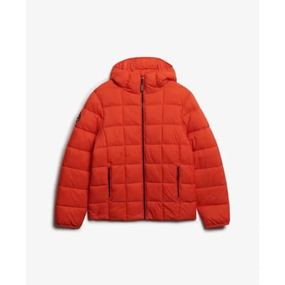 Superdry - Fuji Lite Gewatteerde Jas Met Capuchon - Heren - Gewatteerde jassen