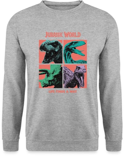 Jurassic World Life Finds A Way Sweater Heren