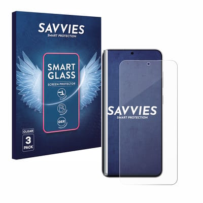 3 Stuks Savvies Screenprotector - geschikt voor Samsung Galaxy S25 FE - beschermfolie glas transparant