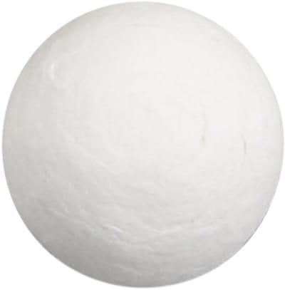 Bal, d: 25 mm, wit, katoen, 250 stuks