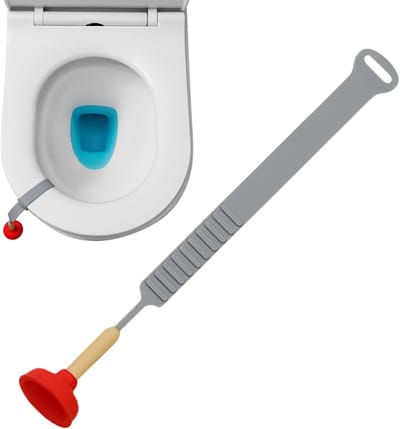 Toiletbril Lifter - Toiletdeksel Houder - Hygiënisch Gebruik - Zacht Siliconen Materiaal - 40 x 80 millimeter
