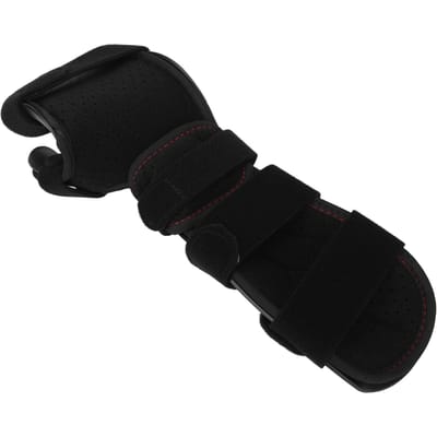 Handspalk voor beroerte: stabiele ondersteuning, goede fixatie, verstelbaar, verwijderbare, zachte handbrace voor ontspanning. S(for 2-4kg) black