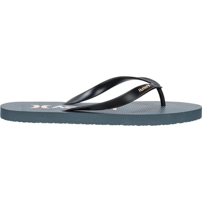 Hurley 1pk Mens Printed Flip Flop Blue/pink Size: 40 | Sandals & Flip Flops Outlet | Heren | Blauw