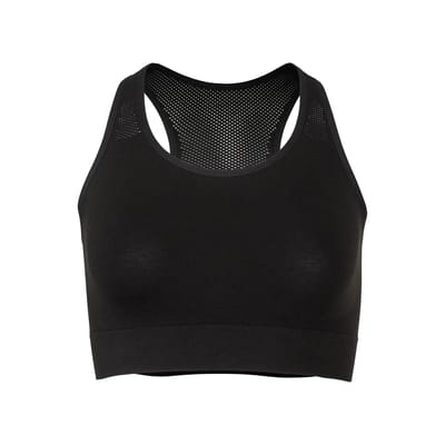 AGU Seamless Summerday - Sport BH - Dames - Naadloos - Ademend - Polypropyleen - Zwart - XS