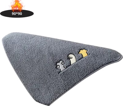 Livano Bankhoes - Bankbeschermer - Stretch - Sofa Cover - Pluche - Donkergrijs - Rugleuning 90x90