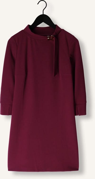 Ana Alcazar Dress Neck Clasp Dames - Jurk - Bordeaux - Maat 34