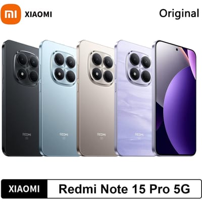 Xiaomi Redmi Note 15 Pro 5G Global Version MediaTek Dimensity 7400-Ultra NFC 6580mAh Monster Batterij 6.83" CrystalRes AMOLED 200MP OIS Camera Smartphone