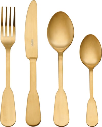 Mikasa - Bestekset - Soho Gold - Roestvrij Staal - Goud - 16-Delig