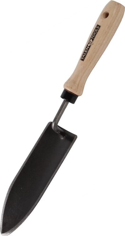 Talen Tools - Verplantschepje - Gesmeed staal - Smal - Professioneel - Essenhouten handvat