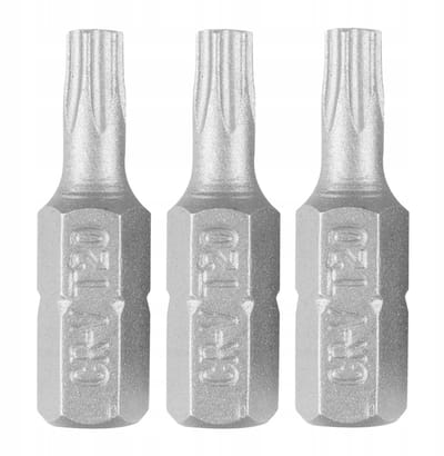 GRAPHITE Torx-bit T20 x 25 mm - 3 stuks