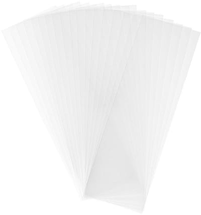 Dailygoods- Plastic Zakjes 500 Stuks - Transparant - Cellofaan - 8 x 25 cm - Geschenktas - Waterdicht - Open Top Design - Geschenkzakjes