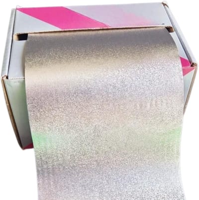 Aluminiumfolie - Haarfolie Lokfolie - Haar Kleuren - Extra Sterk Antislip - 100 meter - Zilver