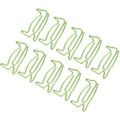 100 Stuks Paperclips Schattig Uniek Pinguïnvorm Elektroplating Proces Lichtgewicht Draagbaar Metaal