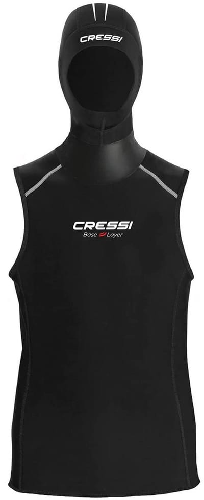 Cressi Logo Thermisch Vest 5 Mm Zwart L Man
