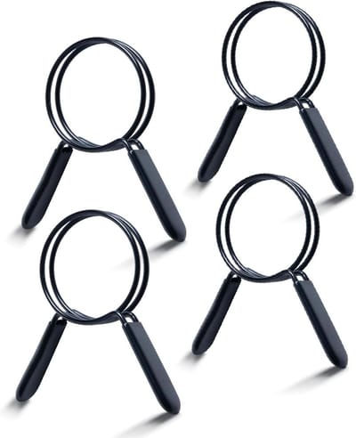 Dubbele Lus Slangklemmen - Snelkoppeling Klemmen - Stofafzuiging Aansluiten - Dubbele Lus Functie - Set van 4 - Zwart