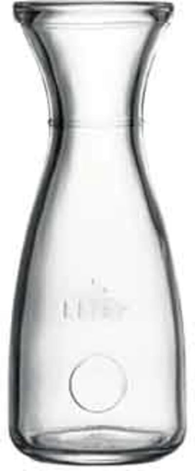 Pasabache water karaffen van 0.25 liter - glas - transparant - Sapkannen/waterkannen