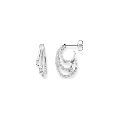 Thomas Sabo Dames-Oorhanger 925 Zilver Zirkonia One Size 88480937