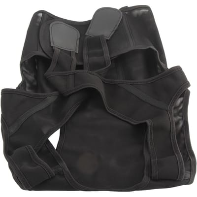 Bochel Houding Corrector Volwassene Student Zwart Ademend Mesh Verstelbare Rugsteun Rechttrekker XXL black