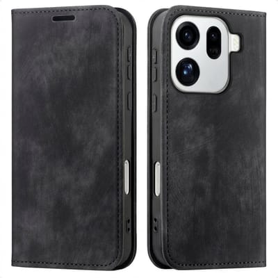 imoshion Hoesje - Geschikt voor Oppo Find X9 Pro - Slim Bookcase - Zwart