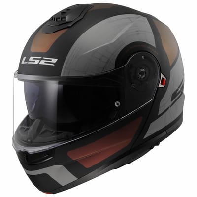 LS2 FF908 Strobe II Orion Mat Zwart Paars Blauw 06 Systeemhelm - Maat XXXL - Helm