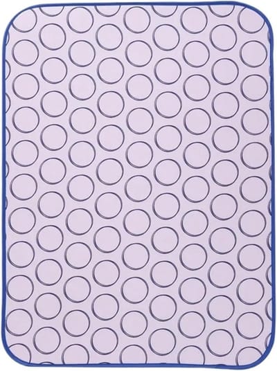 Draagbare Strijkdeken - Reis Strijkmat - Strijkwerk Binnen - Hittebestendig Oppervlak - 45 x 70 cm - Grijs