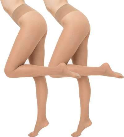 Giulia - Sensi 40den (Multipack) zijdematte Semi-Opaque Panty - Karamel - S