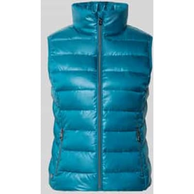 regular fit bodywarmer met gewatteerde look