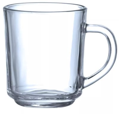 HENDI Glazen mokkenset - 6 stuks - 0,24 l, ⌀73 x (h) 88 mm - enkelwandig, vaatwasmachinebestendig - transparant